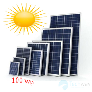 tấm pin năng lượng mặt trời mono 100w