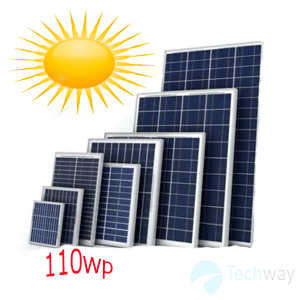 tấm pin năng lượng mặt trời mono 110w